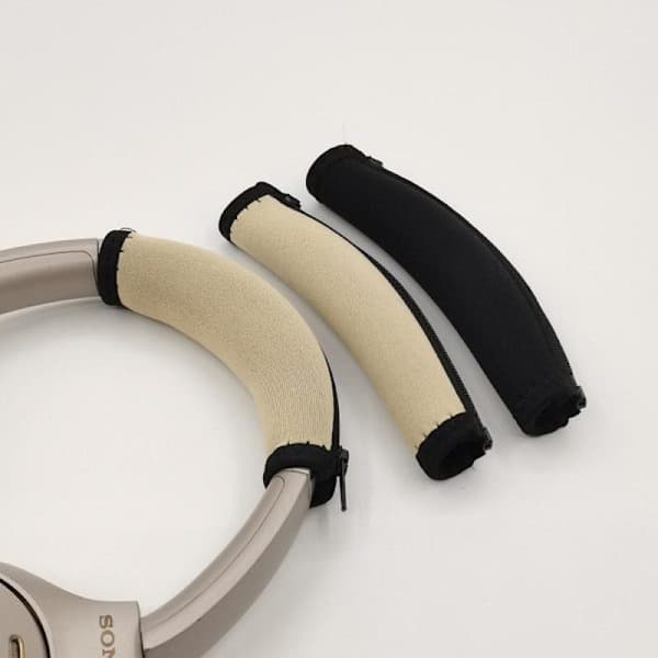 Øreputer / hodebøyleputer til Sony MDR-1000X WH-1000XM2 M3 M4 1000X/M2 svart svart pute