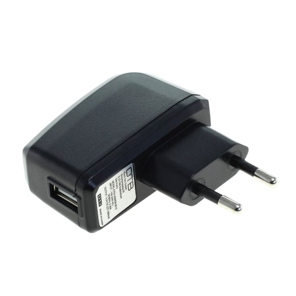 Väggladdare med 1xUSB 5V 1A