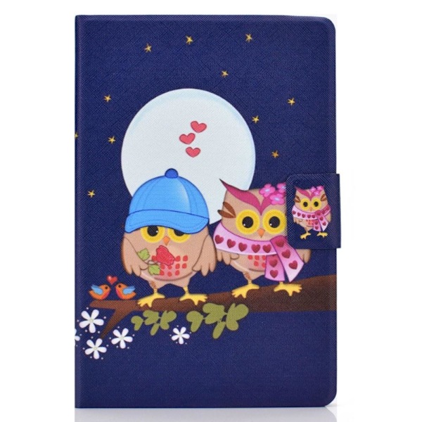 iPad 10.2" 2021/2020/2019 Fodral med Stativ - Ugglor Owls