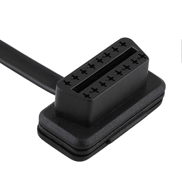 Bil Auto 16 Pin Mann til Kvinne OBD2 Forlengelseskabel Diagnostisk Adapter 30cm/12tommer Lengde