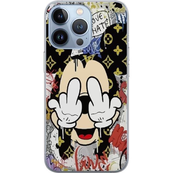 Apple iPhone 13 Pro Gennemsigtigt Cover Mickey Mouse LV