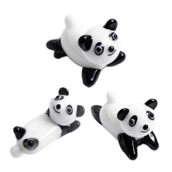 3st söta Panda-ätpinnar för rastställshållare för penna