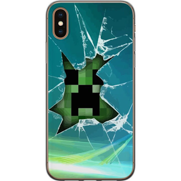 Apple iPhone X Deksel / Mobildeksel - MineCraft