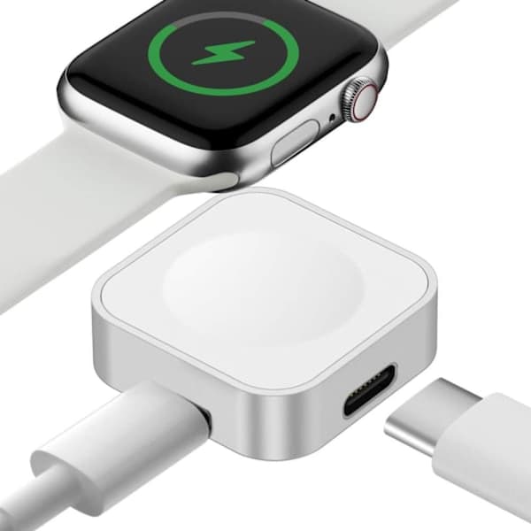 Magnetisk opladningsadapter til Apple Watch Genanvendelig USB-C eller iPhone
