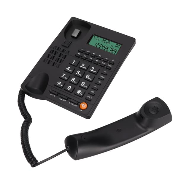 Fasttelefon Håndfri Anrop Bordtelefon for Hjemmekontor Hotell