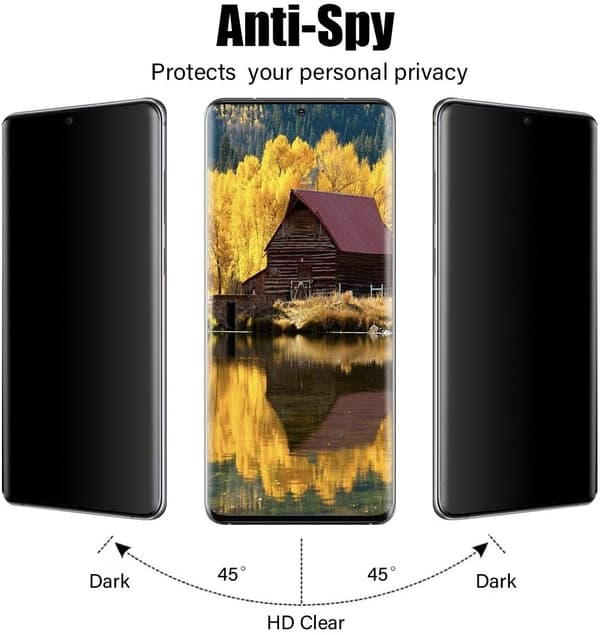 2 kpl, Yksityisyysnäytönsuoja, Samsung S20 Ultralle