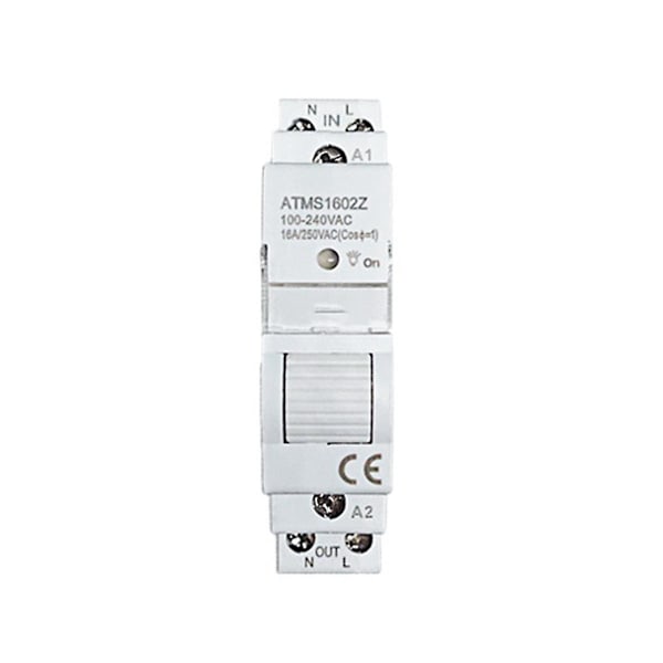 Tuya Smart Life ZigBee 16A DIN-skena 1P-brytare KWh-mätare med energimätare Timer-stöd App Fjärrkontroll