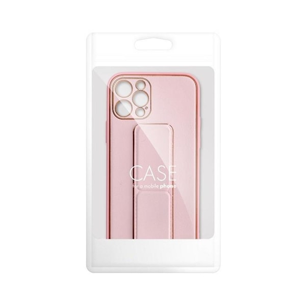 Galaxy A25 5G Mobilskal Kickstand Läder - Rosa