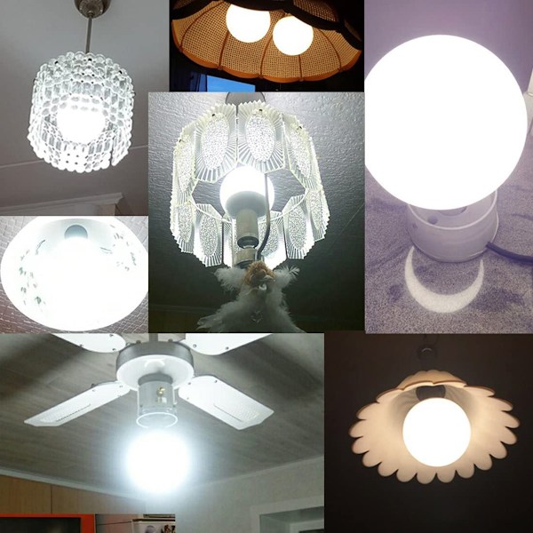 Stilren Dekorativ LED-lampa, Ljusstark och Energisnål med E27-sockel för Bred Användning