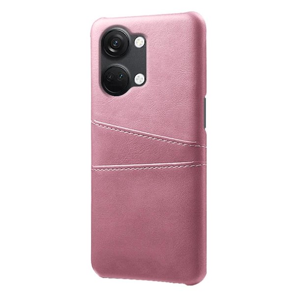 SKALO OnePlus Nord 3 5G / Ace 2V PU-Läder Korthållare Skal - Ros Rosa guld