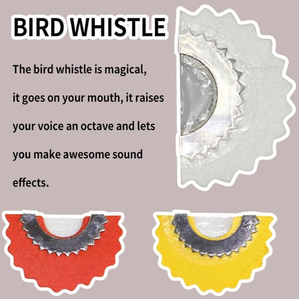 Bird Whistle Dölj Magic Tweeting Noisemaker Toy Trick Bird Cal Blue