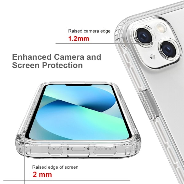 iPhone 13 Mini Heltäckande Premium 3D Skal 3in1 ThreeSixty Clear