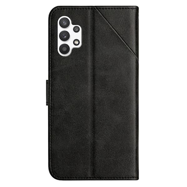 Samsung A13 4G, Præget Pungcover, PU-Læder, Sort