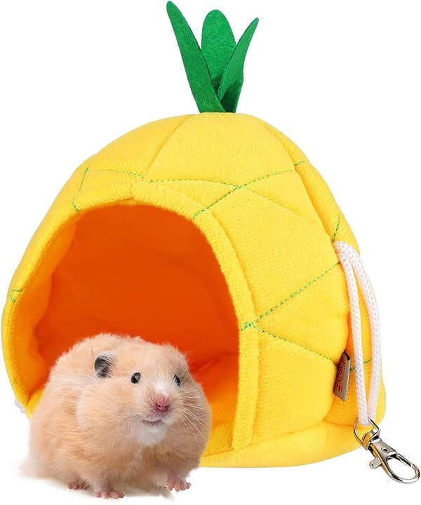 Ananas Hængekøje Blød Hamsterhus Seng Hamster Hængende Hus Sm