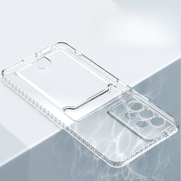 Transparent Skyddsfodral med Korthållare för Samsung Samsung Galaxy S24 Plus