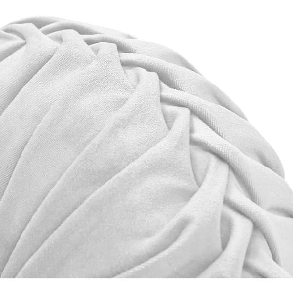 Pyöreä tyyny, samettikurpitsatyyny 35cm Tatami (vaaleanharmaa)