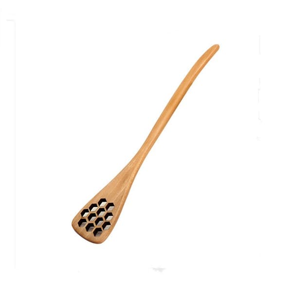 1st Trä Honungssked Vaxkaksform Slev Honungspinnar Lång Ha