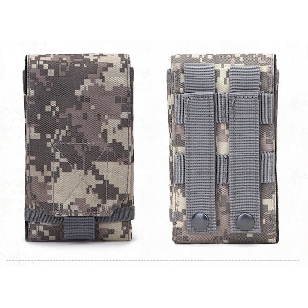 Rejäl Bältesväska för mobiltelefoner (Stl L/XL) Militärgrön
