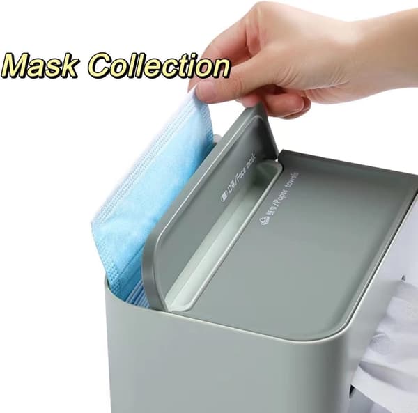 Näsdukslåda, rektangulär näsdukslåda i plast, multifunktionell