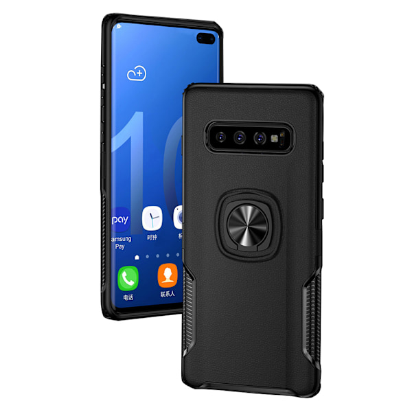 Skal GRAPHIC med Kickstand från LEMAN till Samsung Galaxy S10+ Roséguld