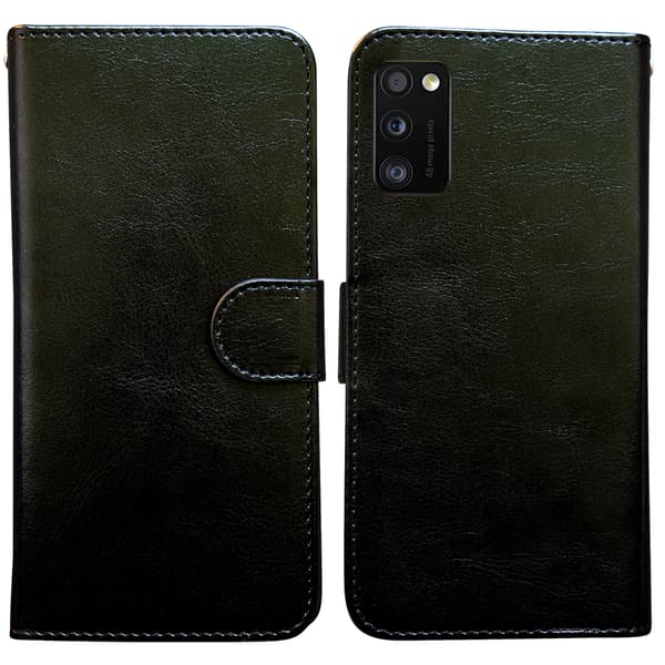 Galaxy A41, læretui, beskyttelse, brun Brun