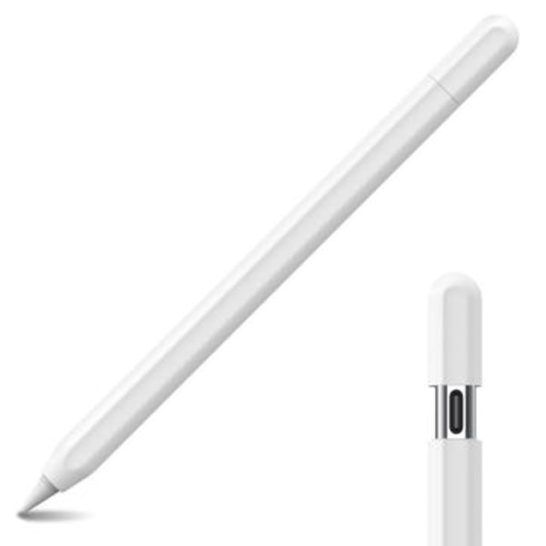 Apple Pencil (USB-C) Ahastyle PT65-3 silikonfodral - vit Vit