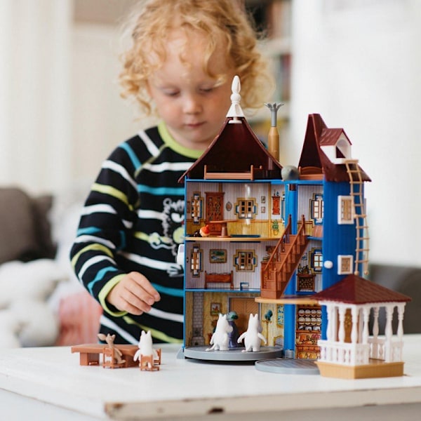 Muminhuset 38cm med tillbehör multifärg