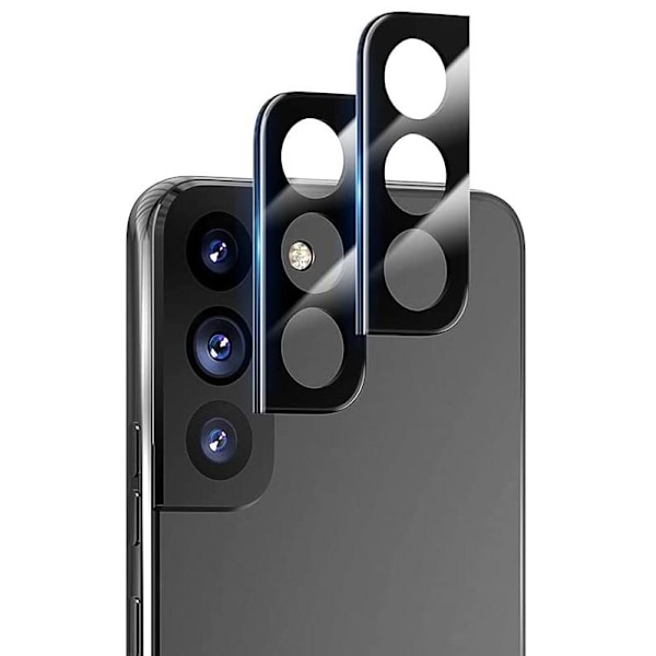[2-Pack] Samsung S22 Linsskydd I Härdat Glas - Svart