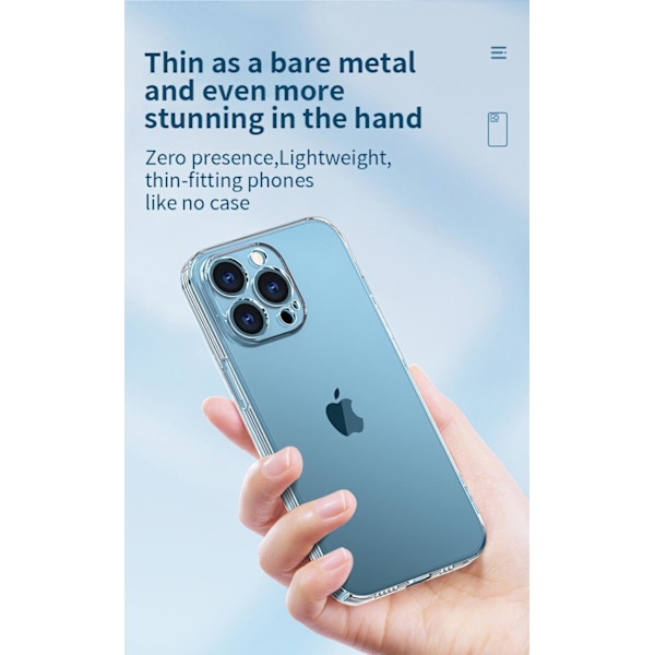 Uni Premium Heltäckande Skal Iphone 14 Pro Max Skydd för kameran
