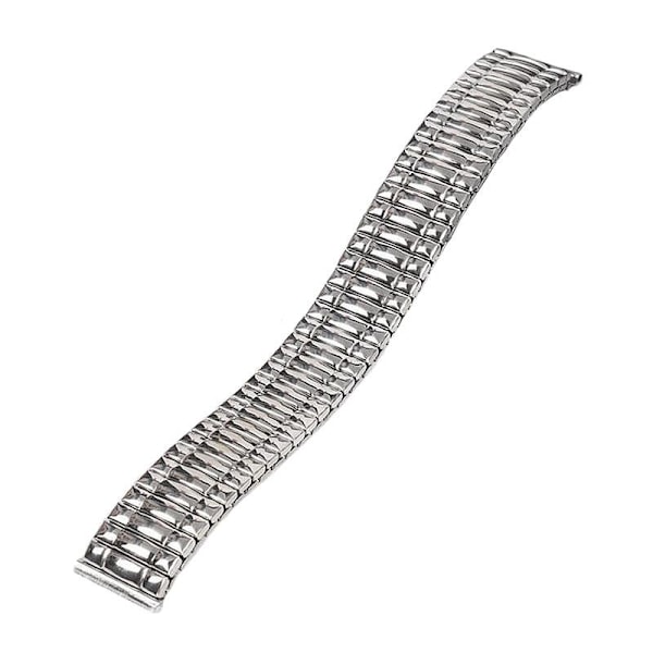 Klockarmband Elastiskt Rostfritt Stål 20 mm - Silver / Guld Silver
