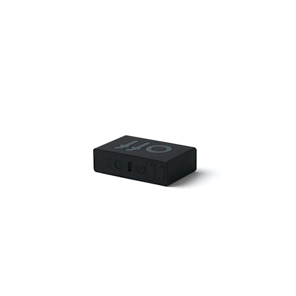 Lexon Design Flip Mini Alarm Clock Dark Blue