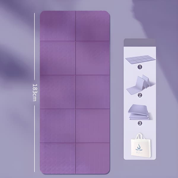 Lilla yogapude, foldbar yogamåtte