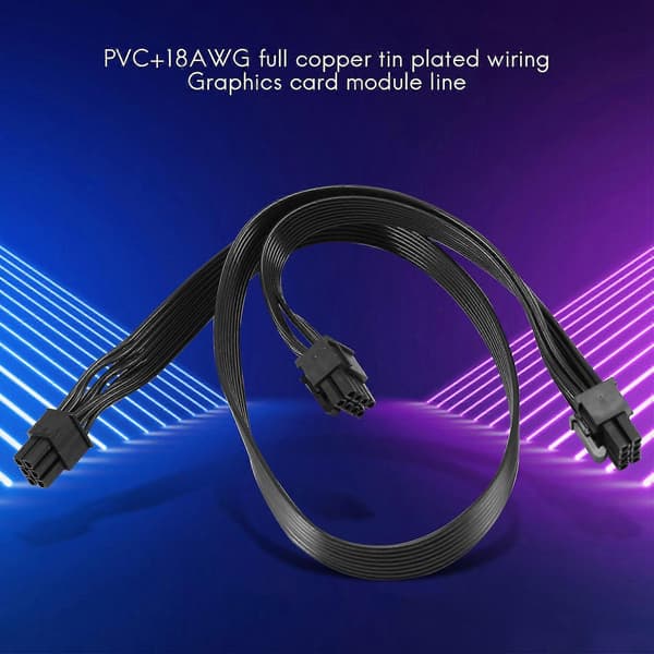 PCI-e 6 Pin til 2 Porte 6+2 Pin Kabel 6pin til 8pin For V V850 V700 V1000 Modular