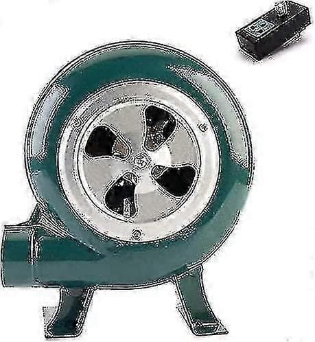 220v Elektrisk Smedje Esse Blæser - Med Regulator - Grill Pejs Ventilator - Centrifugal Grill Blæser, 60w (FPK11)