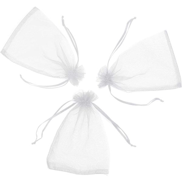 Organzapåsar 7x9 cm 50-pack Vit