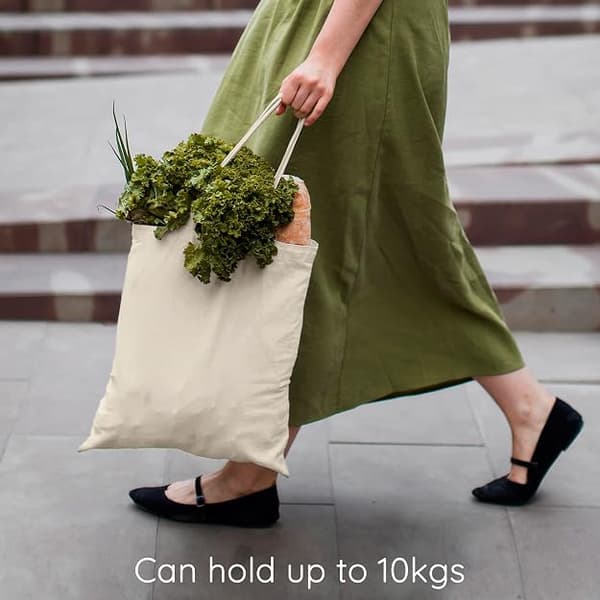 Tot-kangaskassi puuvillaa - pieni puuvillakangaskassi - s
