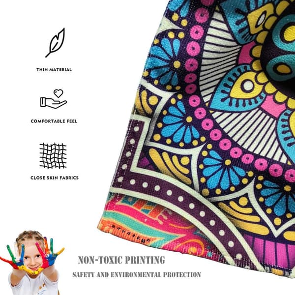 1 stk Boho Poncho Strandhåndkle, Sport Surfing Hettegenser Badehåndkle Robe