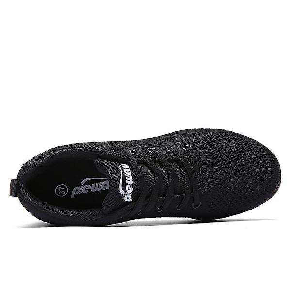 Damskor Andningsbara Slip-On Dansskor Halkfria L?parskor 2G1902 Svart Black 38