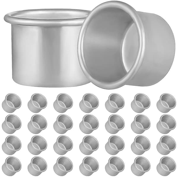 30 stk. lysestaker for koniske lys Små aluminiumslysestaker Dekorasjoner til bordmiddagsselskap Bryllup