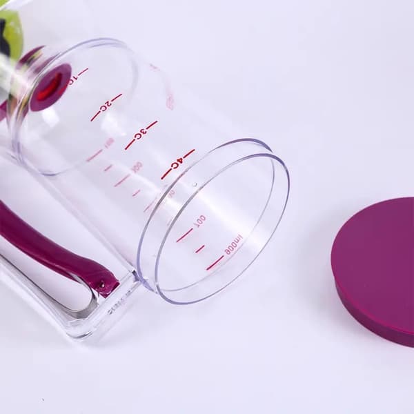 Deigdispenser med målebeger purple