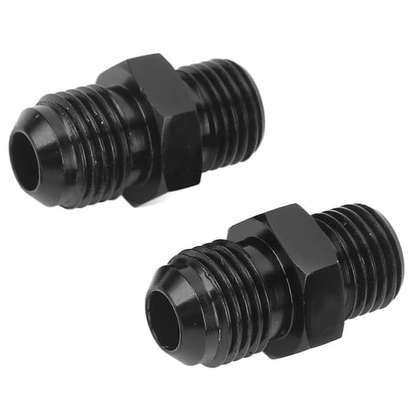 Transmissionsolie køleradapterfittings 6AN hanflange til 1/4NPSM slangeadapter erstatning for 4L80E 1997-2007