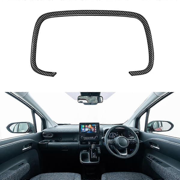 Rhd Fiber Bil Interiør Dashbord Instrumentpanel Dekorativt Deksel Strips Ramme For Sienta 2