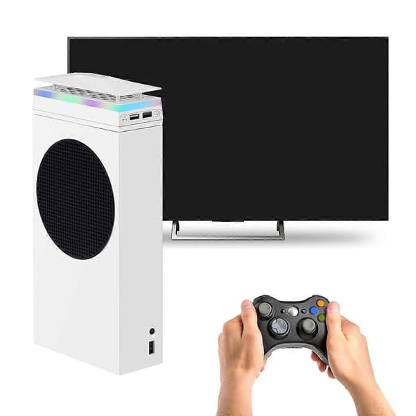 Top Fan Kølesystem Farverig Lampe-Effekt Gaming Tilbehør til XB Series S
