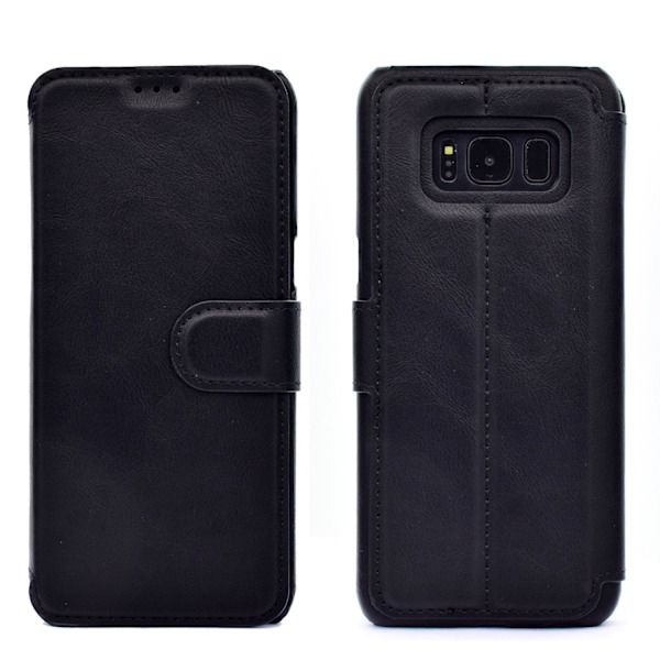 Praktiskt Plånboksfodral till Samsung Galaxy S8+ Grå