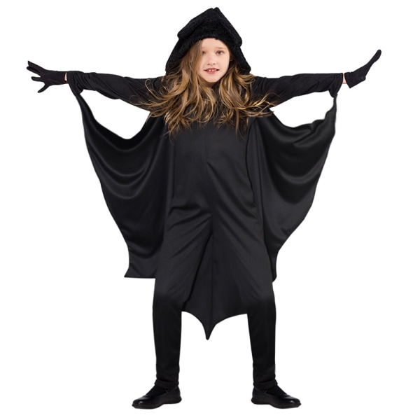 Barn Vampyr Fladdermus kostym, Pojkar Flickor Jumpsuit Barn Roll