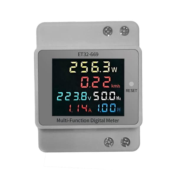 Digitalt Multimeter LCD Digital Skærm Strøm Spænding Effekt Energimåler 220V Voltmeter Amperemeter Hjem Smart Måler