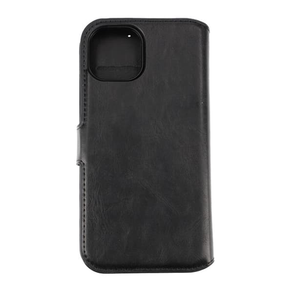 iPhone 15 Lompakkokotelo Magnet Rvelon - Musta