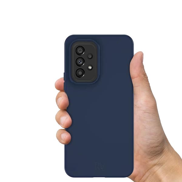 Galaxy A53, Silikonecover, Blå