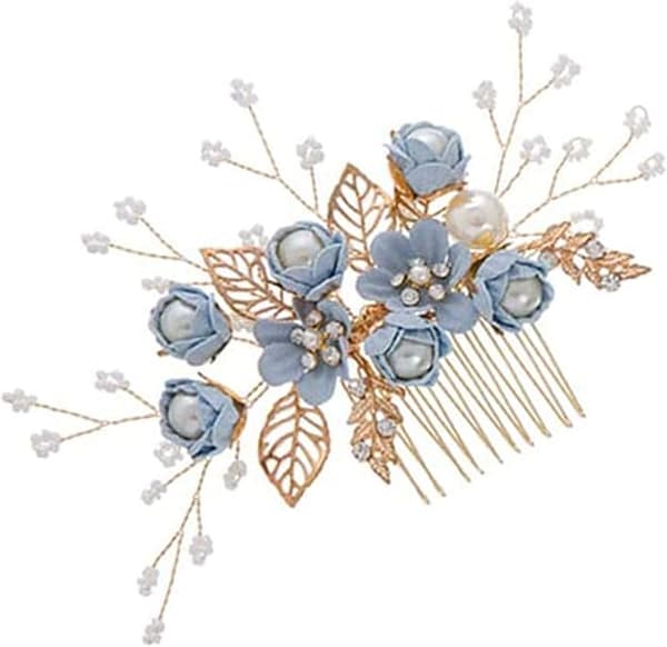 4 Stykker Bryllupshårbroche Dekorative Hårkamme Blomsterhårkamme