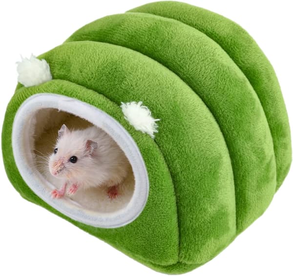 Vinterhus til hamster, kæledyr, hyggelig og varm seng egnet til små